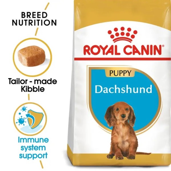 Royal Canin Dachshund Puppy - Суха храна за подрастващи дакели от 2 до 10 месечна възраст - 1.5 кг
